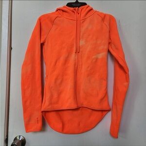 Adidas X Ivy Park neon orange hooded jacket size S